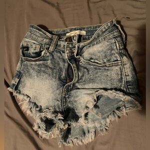 cute demon jean shorts